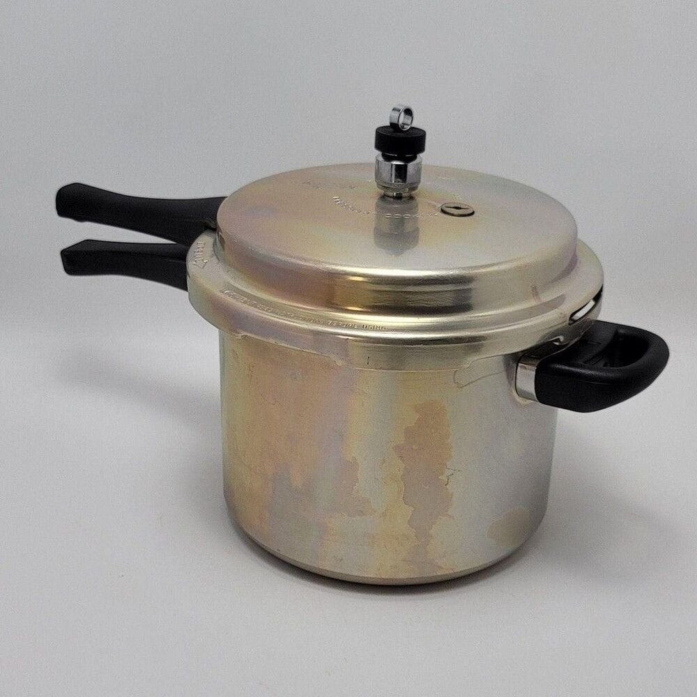 TTK Prestige LTD India Mantra Aluminum 5 Qt. Stove Top alluPressure Cooker Pot